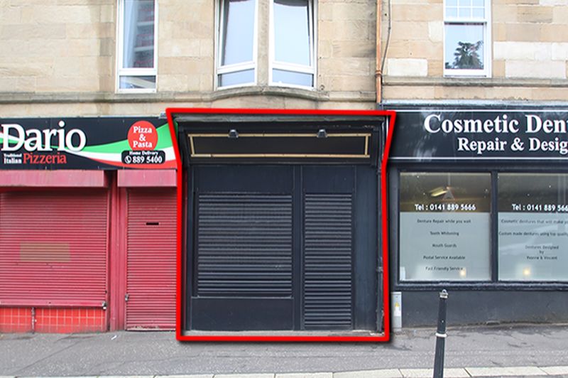 Neilston Road, Paisley Single fronted commercial premises in Paisley