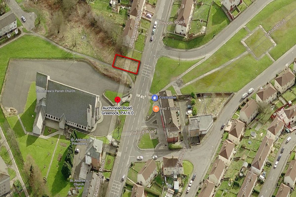 Auction Details Building Plot at Auchmead Road, Greenock GUIDE