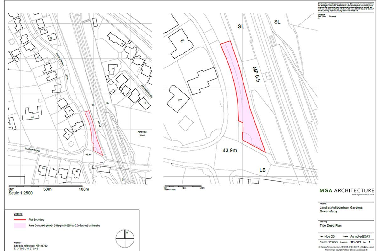 Auction Details Land at Station Road/Ashburnham Loan, South Queensferry GUIDE PRICE £5,000