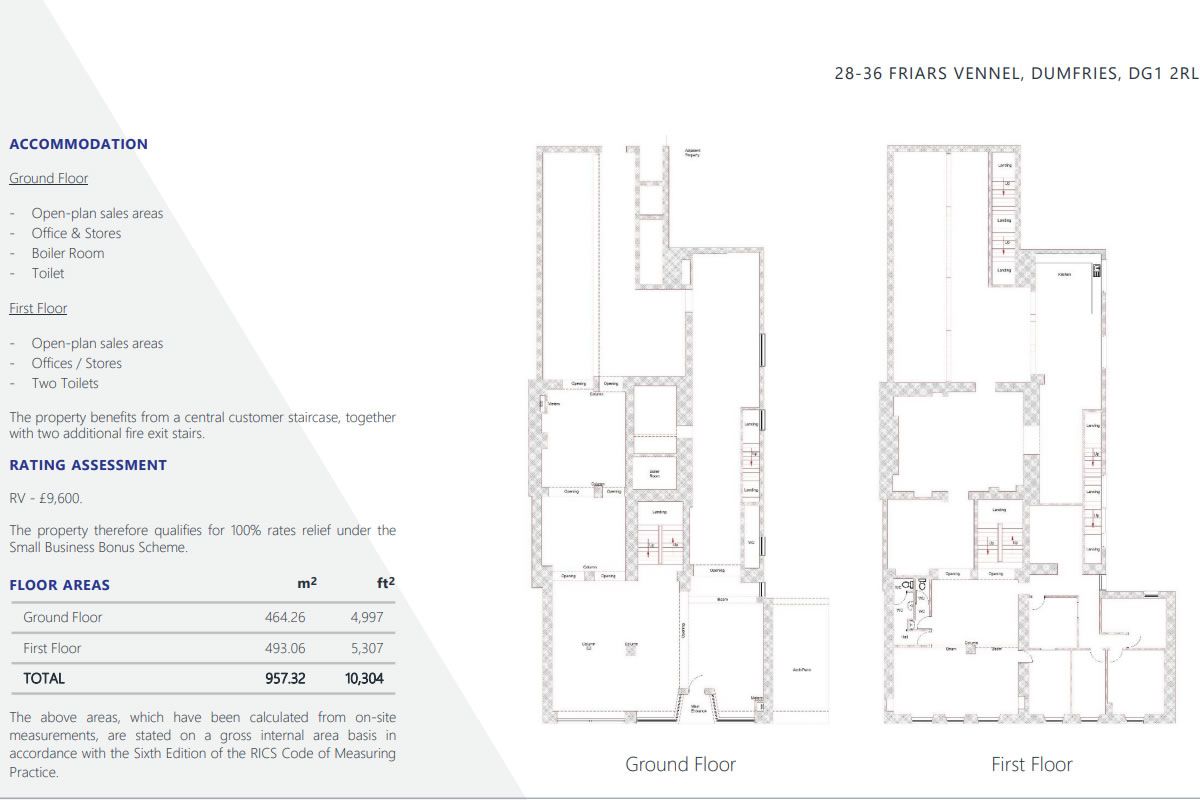 28-36 Friars Vennel, Full Building, Dumfries, DG1 2RL