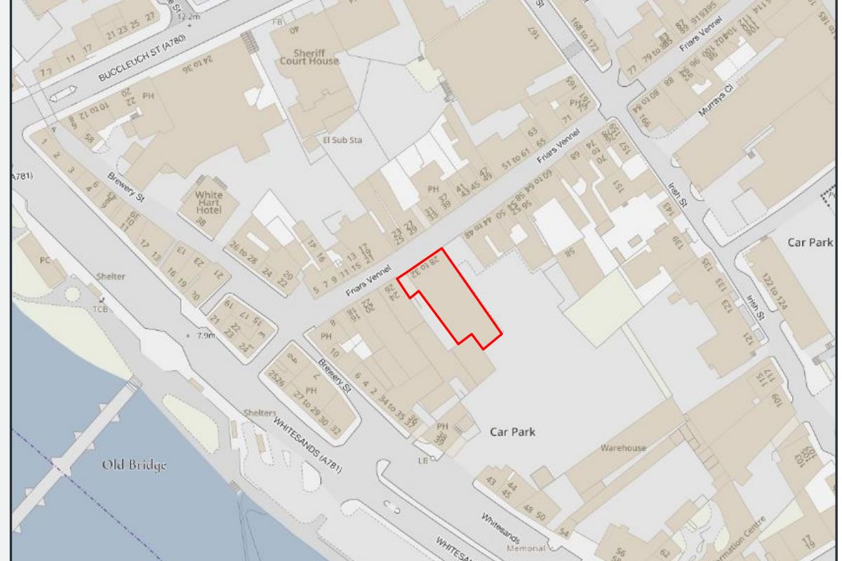 28-36 Friars Vennel, Full Building, Dumfries, DG1 2RL