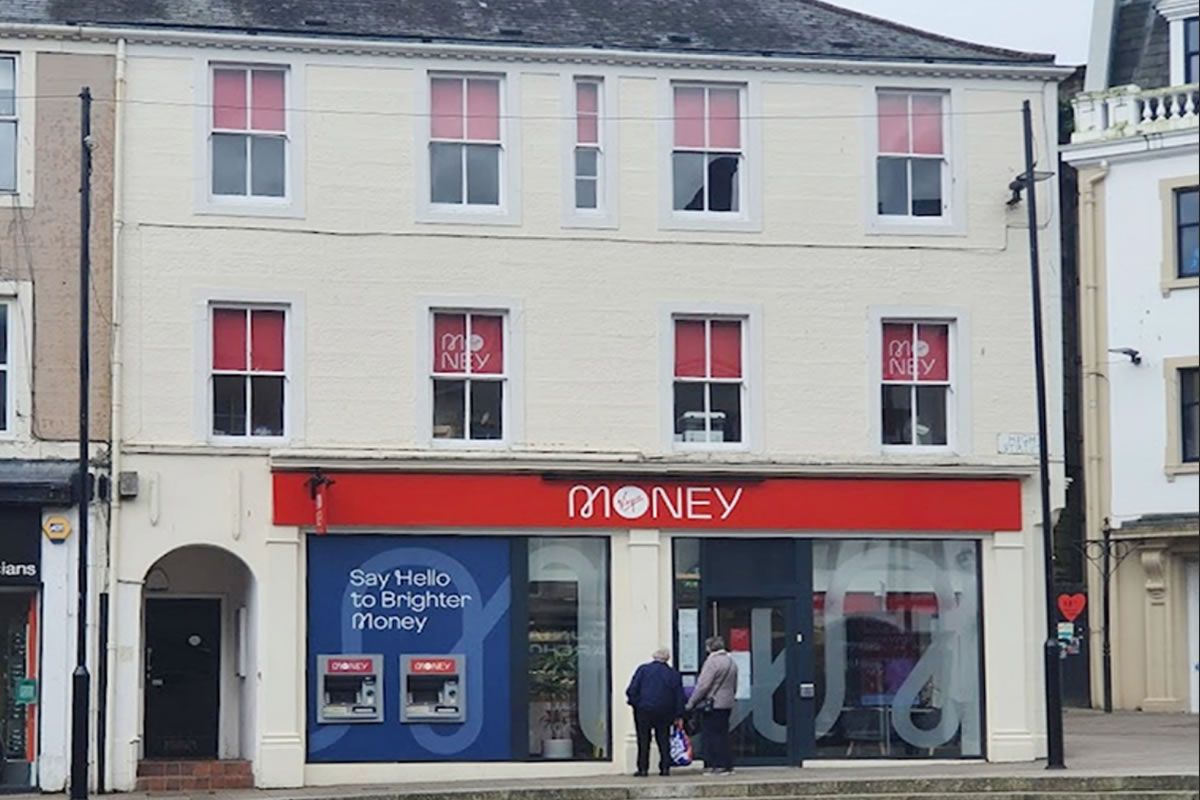 84-88 High St and 1-3 English St, Let Virgin Money Investment, Dumfries, DG1 2BJ