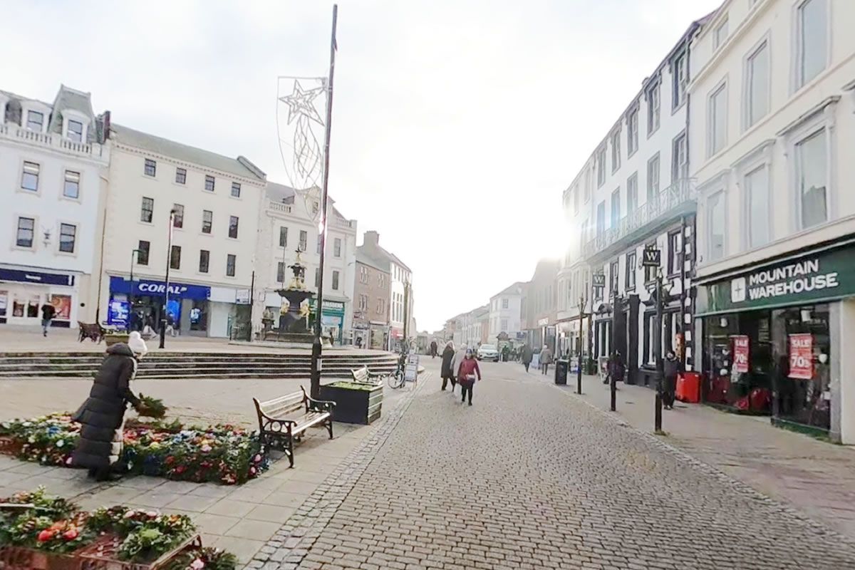 84-88 High St and 1-3 English St, Let Virgin Money Investment, Dumfries, DG1 2BJ