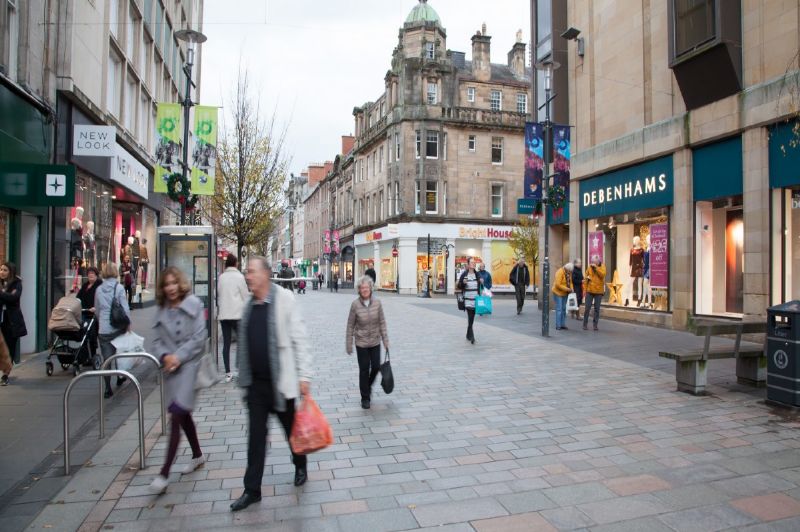 High Street, Perth City centre retail investment opportunity. Let to