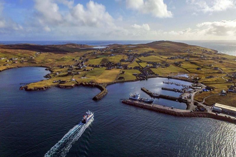 Skaw Whalsay DSR, Whalsay, Shetland Redundant raised reservoir tank