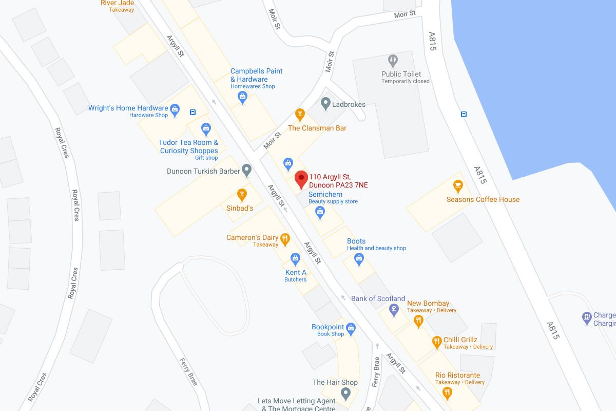 Auction Details 110 Argyll Street, Dunoon GUIDE PRICE £33,000