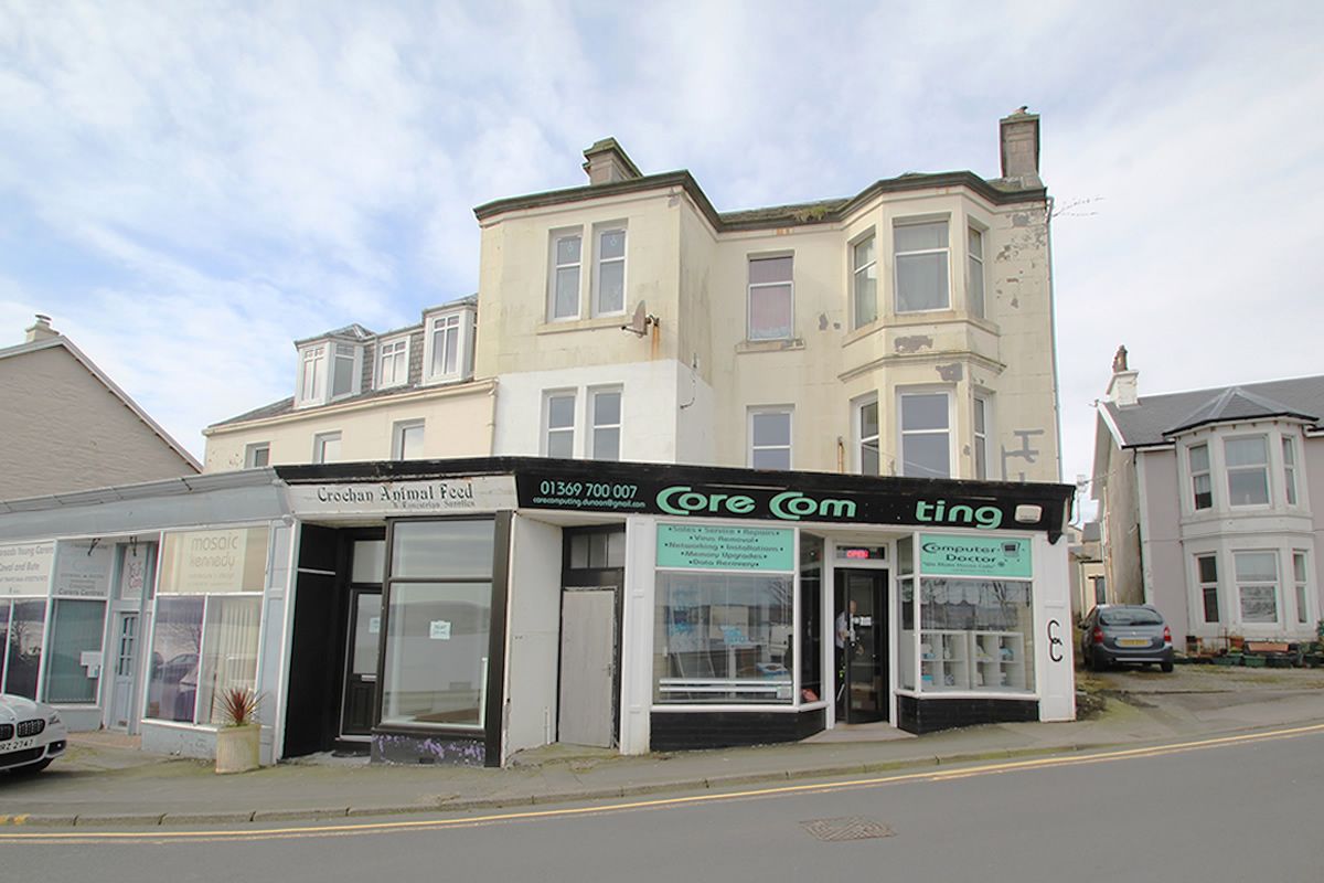 Marine Parade, Dunoon Tenanted ground floor commercial unit with