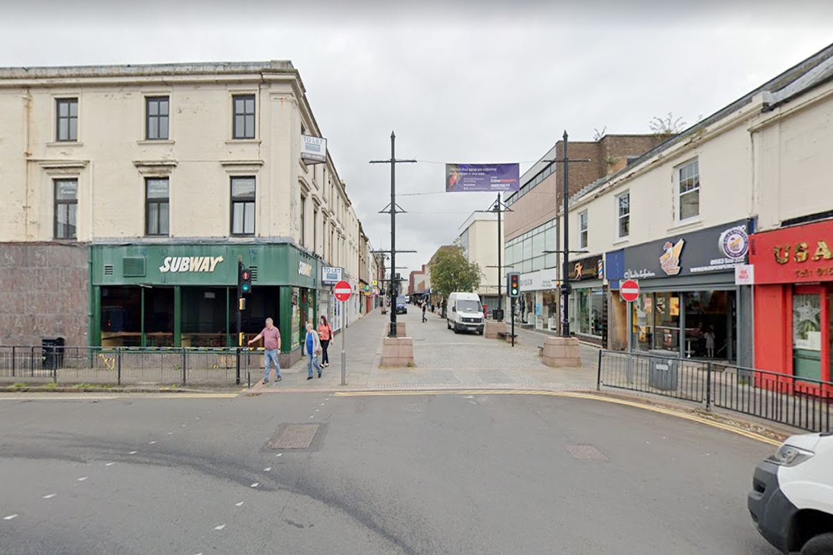 King Street, Kilmarnock PRIME TOWN CENTRE commercial unit within busy